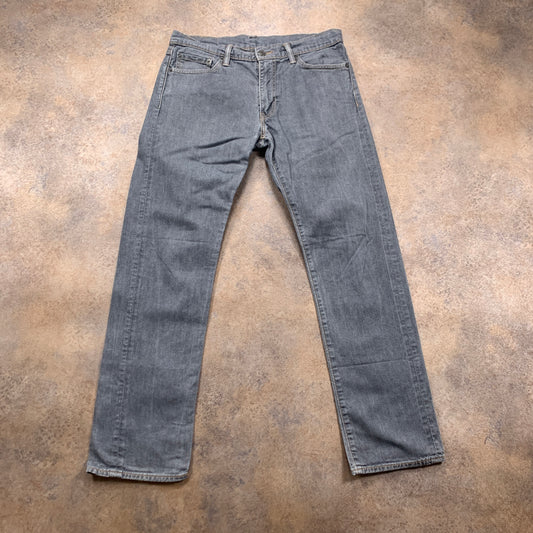 LEVI'S 504 Jeans W32 L31 Mens Regular Fit Straight Grey