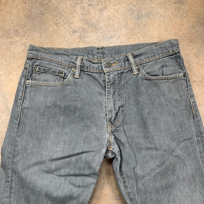 LEVI'S 504 Jeans W32 L31 Mens Regular Fit Straight Grey