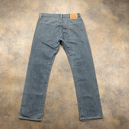 LEVI'S 504 Jeans W32 L31 Mens Regular Fit Straight Grey
