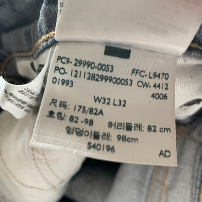 LEVI'S 504 Jeans W32 L31 Mens Regular Fit Straight Grey