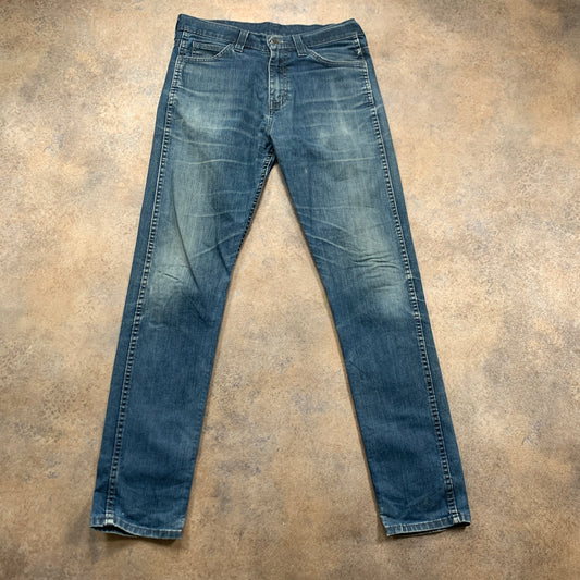 LEVI'S 508 Jeans W30 L32 Mens Slim Fit Straight Blue