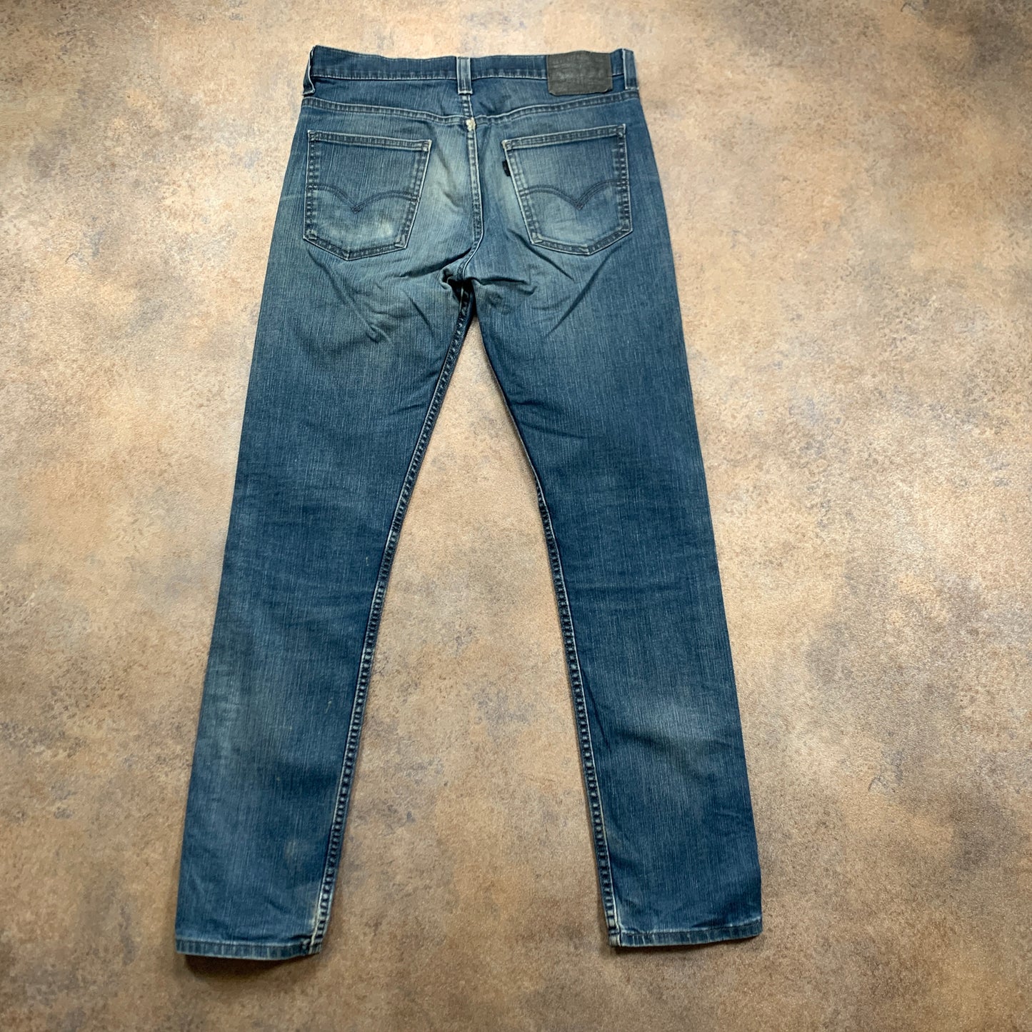 LEVI'S 508 Jeans W30 L32 Mens Slim Fit Straight Blue