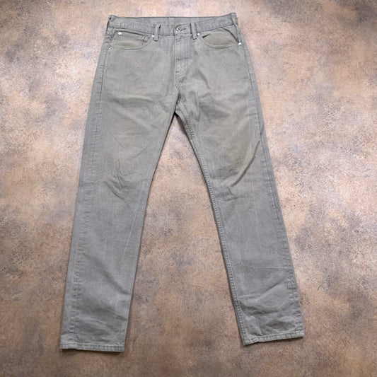 LEVI'S 508 Jeans W33 L32 Mens Slim Fit Straight Grey