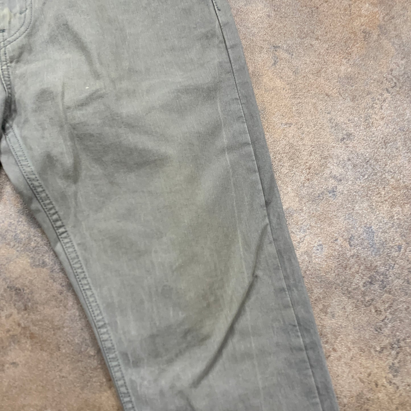 LEVI'S 508 Jeans W33 L32 Mens Slim Fit Straight Grey