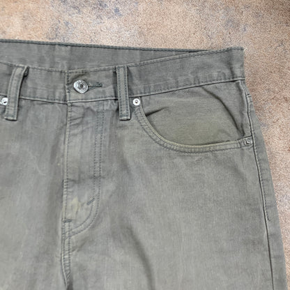 LEVI'S 508 Jeans W33 L32 Mens Slim Fit Straight Grey