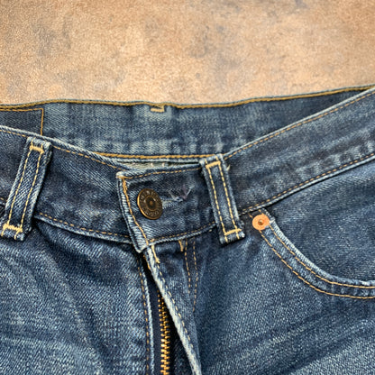 Vintage LEVI'S 525 Jeans W30 L30 Mens Bootcut Slim Fit Blue