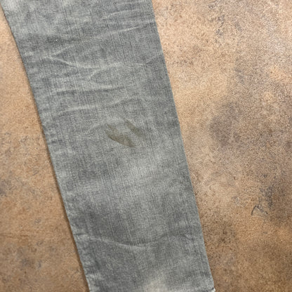 LEVI'S 511 Jeans W34 L31 Mens Slim Fit Grey