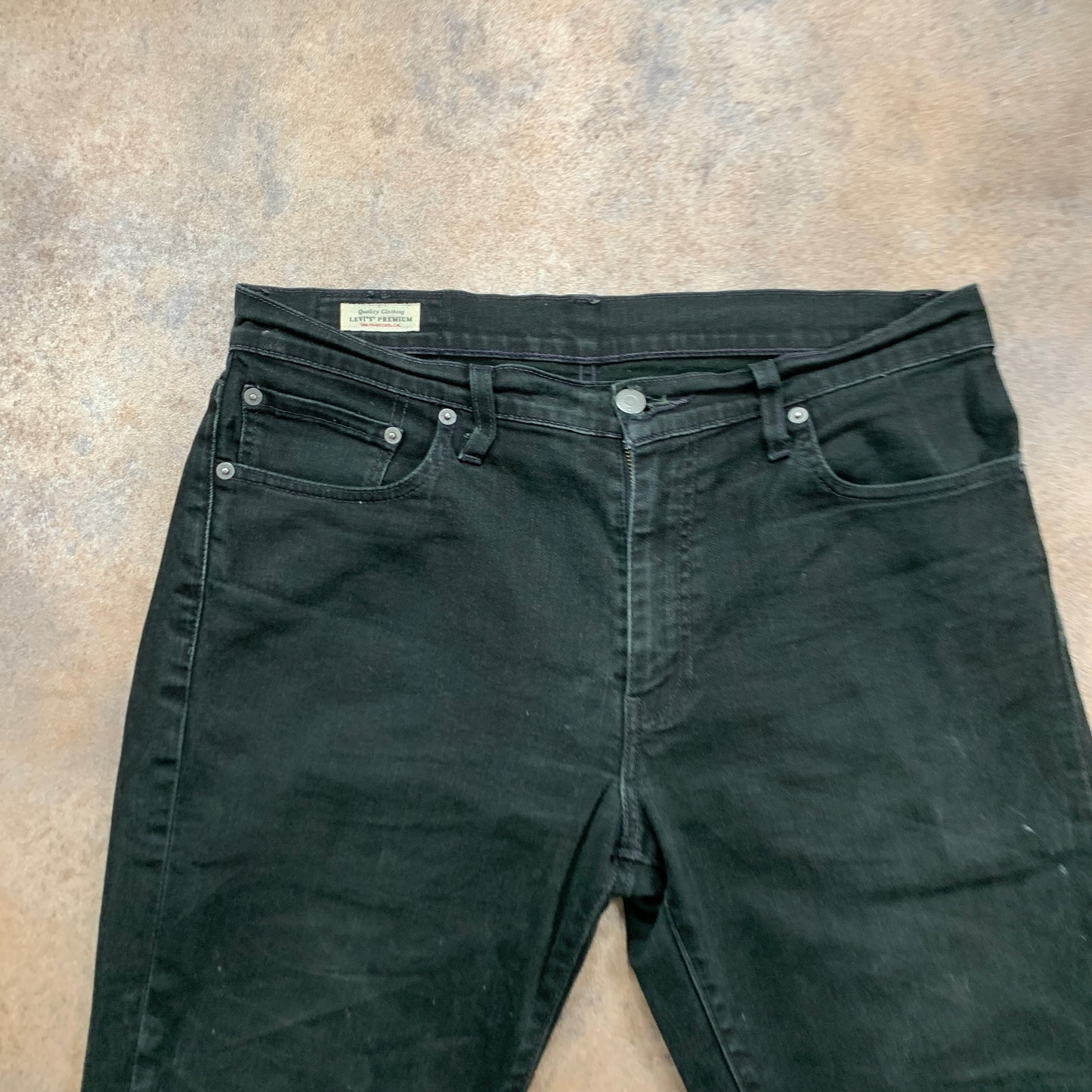 LEVI'S 511 Jeans W33 L23 Mens Slim Fit Dark Green