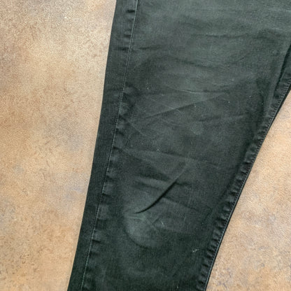 LEVI'S 511 Jeans W33 L23 Mens Slim Fit Dark Green