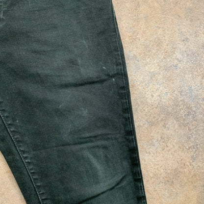 LEVI'S 511 Jeans W33 L23 Mens Slim Fit Dark Green