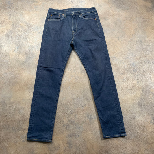 LEVI'S 522 Jeans W30 L30 Mens Slim Fit Tapered Blue