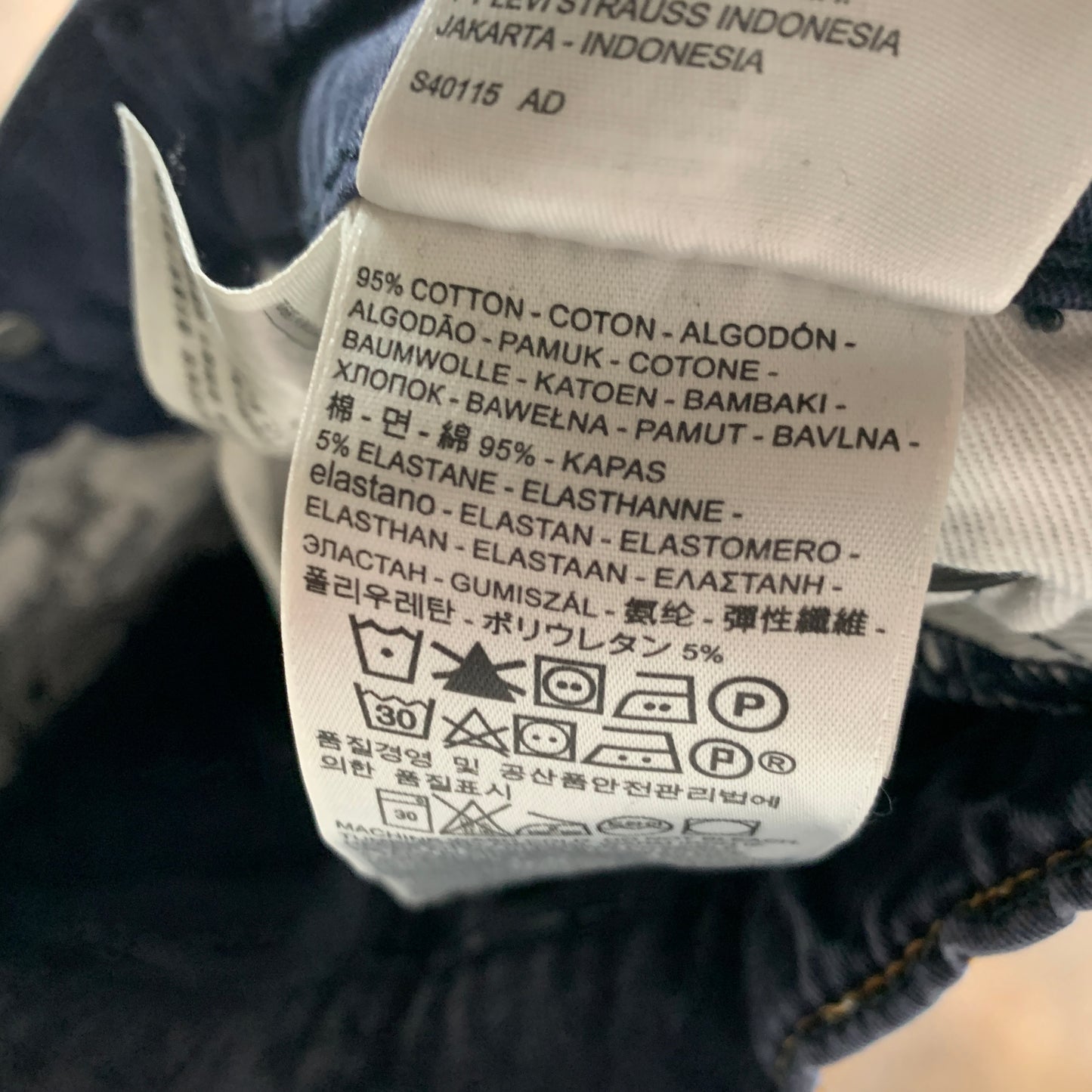 LEVI'S 511 Jeans W30 L23 Mens Slim Fit Blue