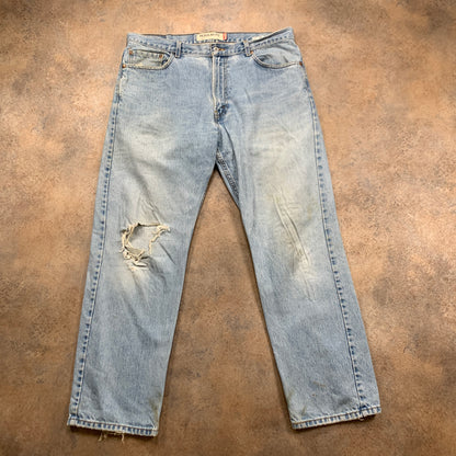 Vintage LEVI'S 505 Jeans W36 L30 Mens Regular Fit Straight Blue