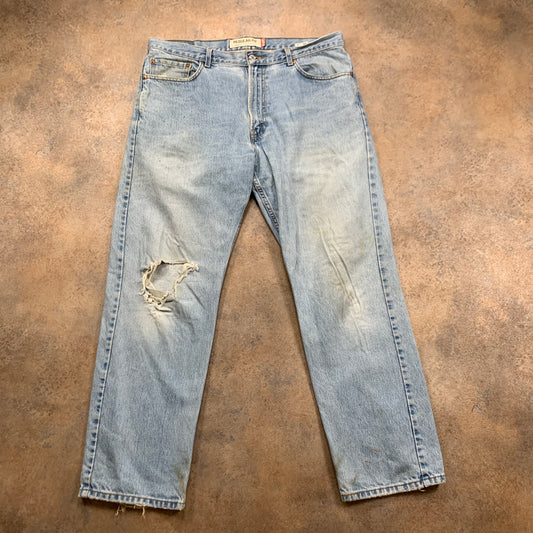 Vintage LEVI'S 505 Jeans W36 L30 Mens Regular Fit Straight Blue