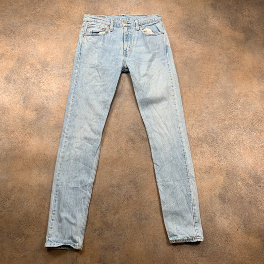 LEVI'S 512 Jeans W32 L34 Mens Slim Fit Tapered Blue