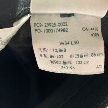 LEVI'S Line 8 Jeans W34 L24 Mens Skinny Fit Black