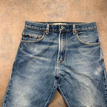 Vintage LEVI'S 517 Jeans W32 L26 Mens Bootcut Fit Blue