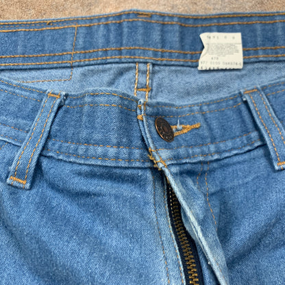 Vintage LEVI'S 70s Jeans W38 L26 Mens Relaxed Fit Straight Blue