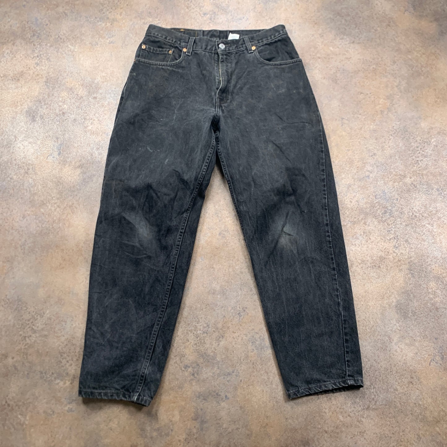Vintage LEVI'S 560 Jeans W33 L30 Mens Relaxed Fit Tapered Grey 90s