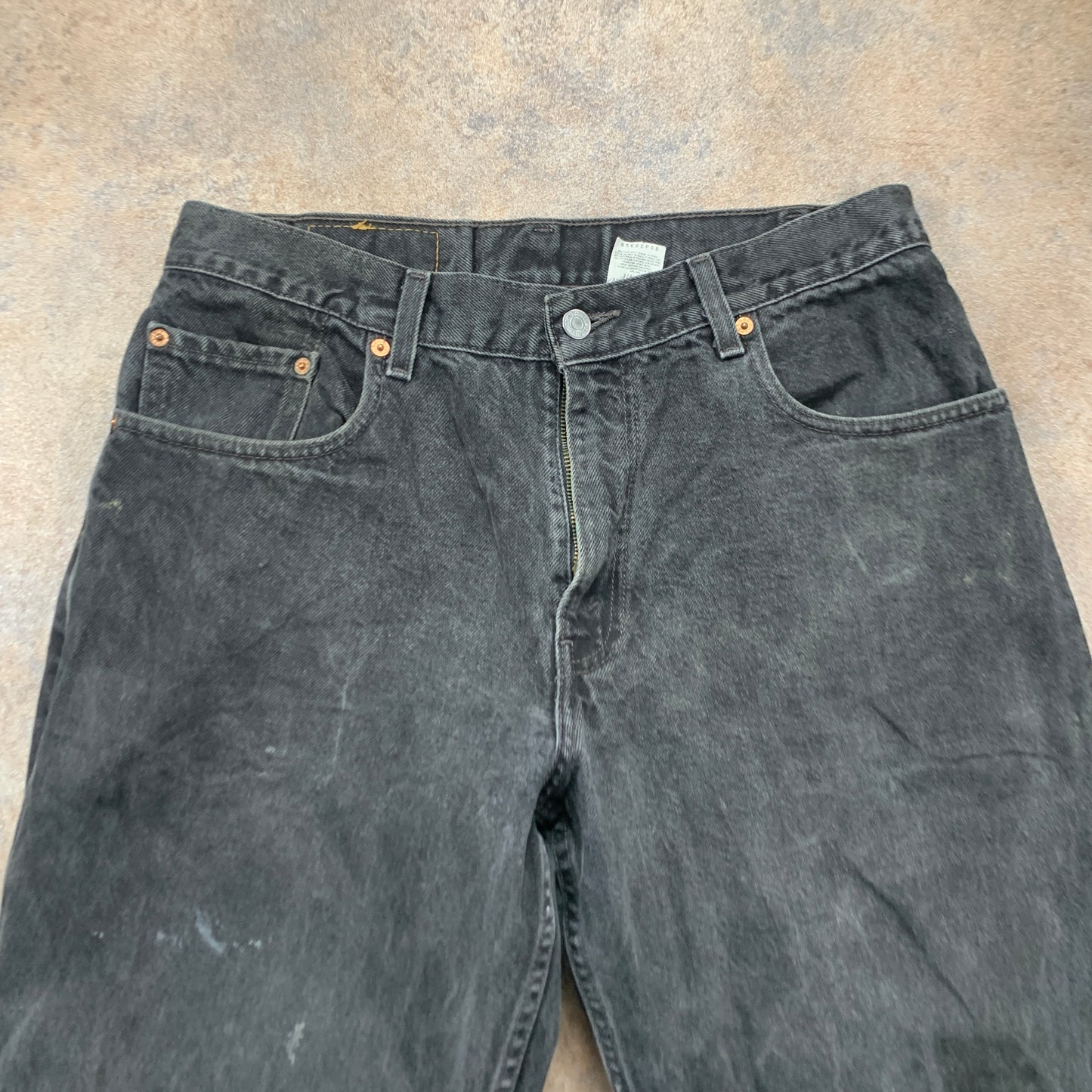 Vintage LEVI'S 560 Jeans W33 L30 Mens Relaxed Fit Tapered Grey 90s