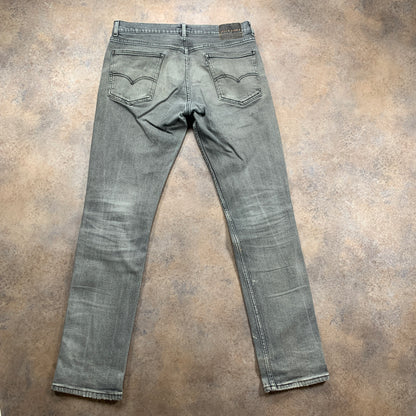 LEVI'S Line 8 Jeans W34 L33 Mens Skinny Fit Grey