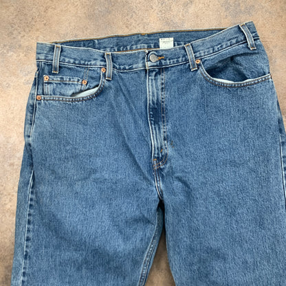 Vintage LEVI'S 505 Jeans W38 L34 Mens Regular Fit Straight Blue