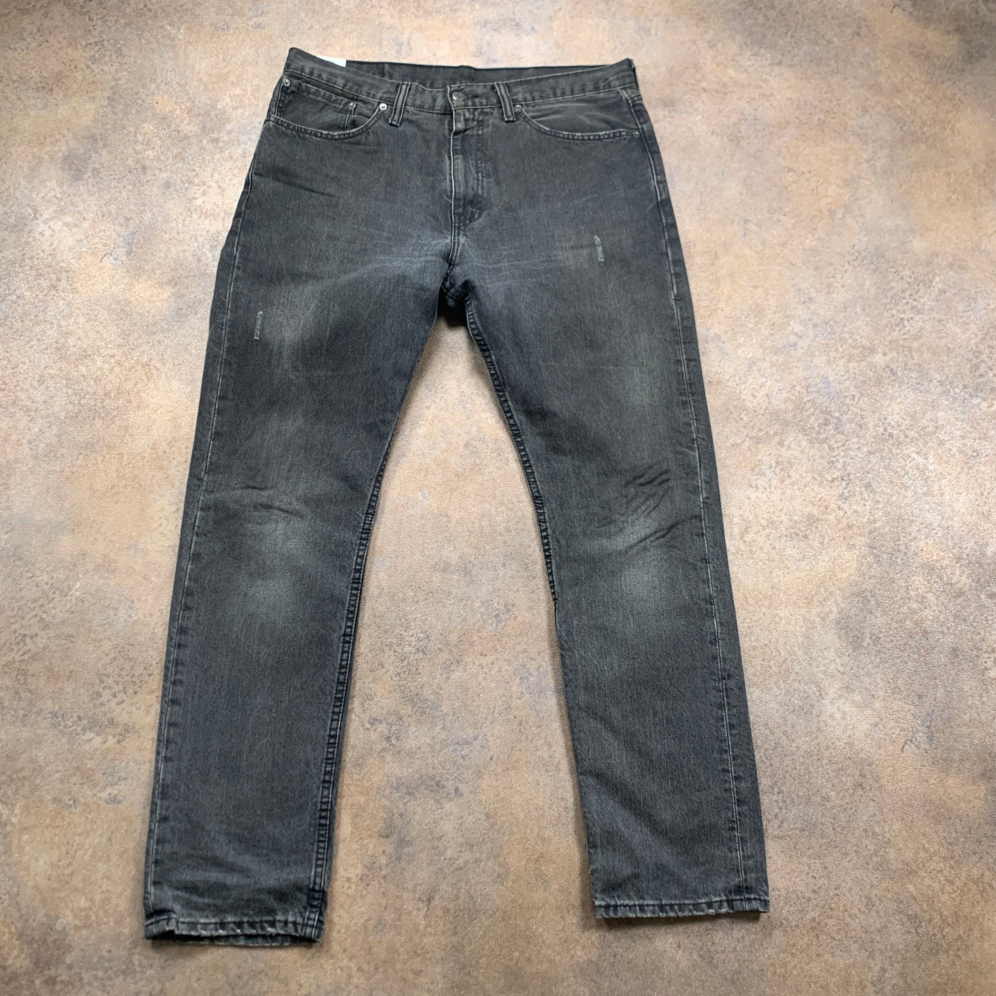 LEVI'S 508 Jeans W36 L32 Mens Slim Fit Straight Grey