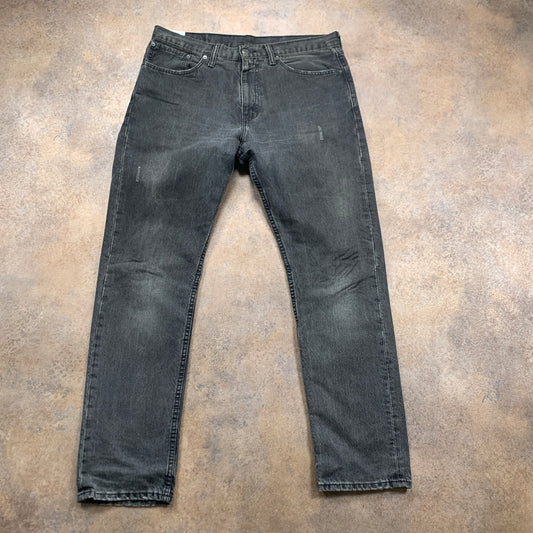 LEVI'S 508 Jeans W36 L32 Mens Slim Fit Straight Grey
