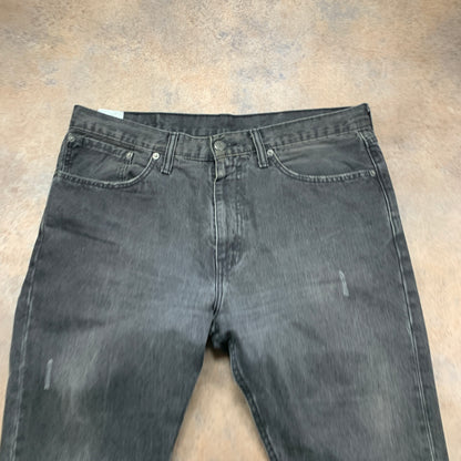 LEVI'S 508 Jeans W36 L32 Mens Slim Fit Straight Grey