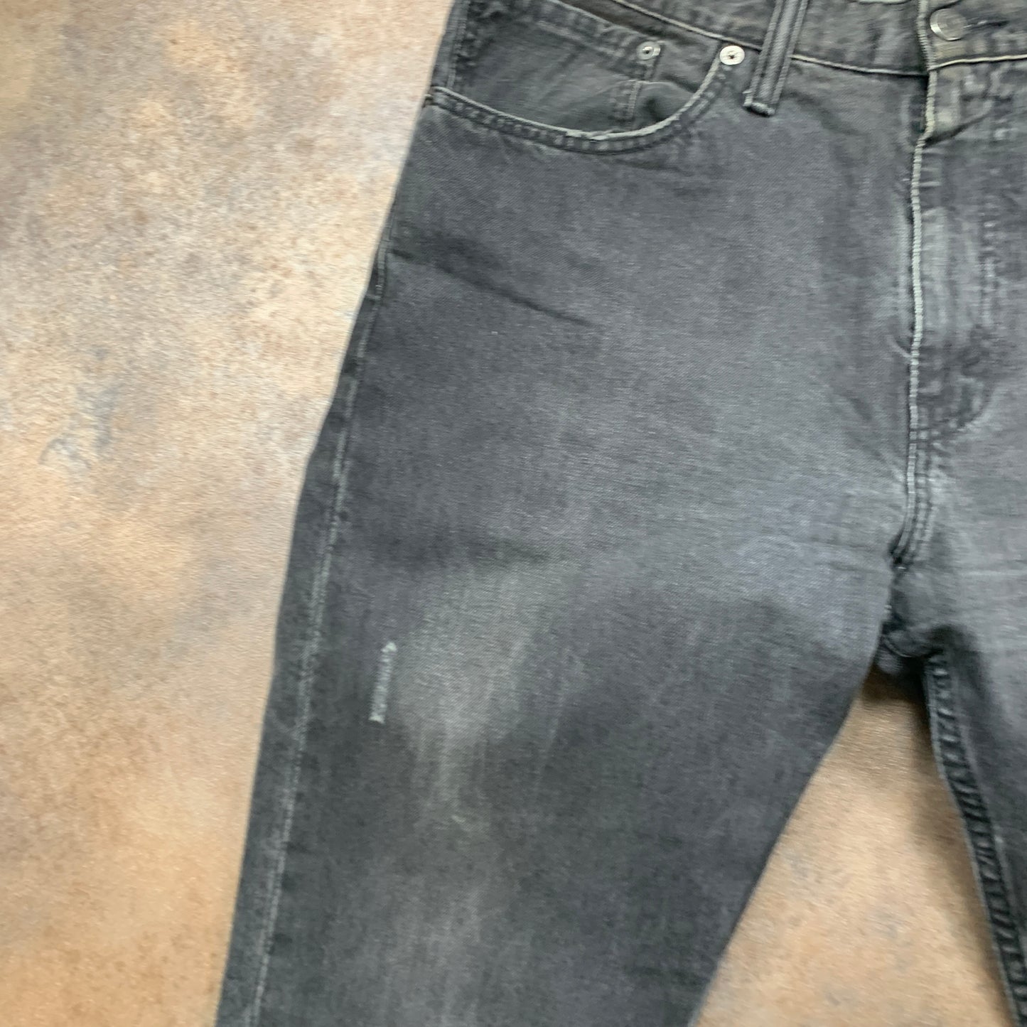 LEVI'S 508 Jeans W36 L32 Mens Slim Fit Straight Grey