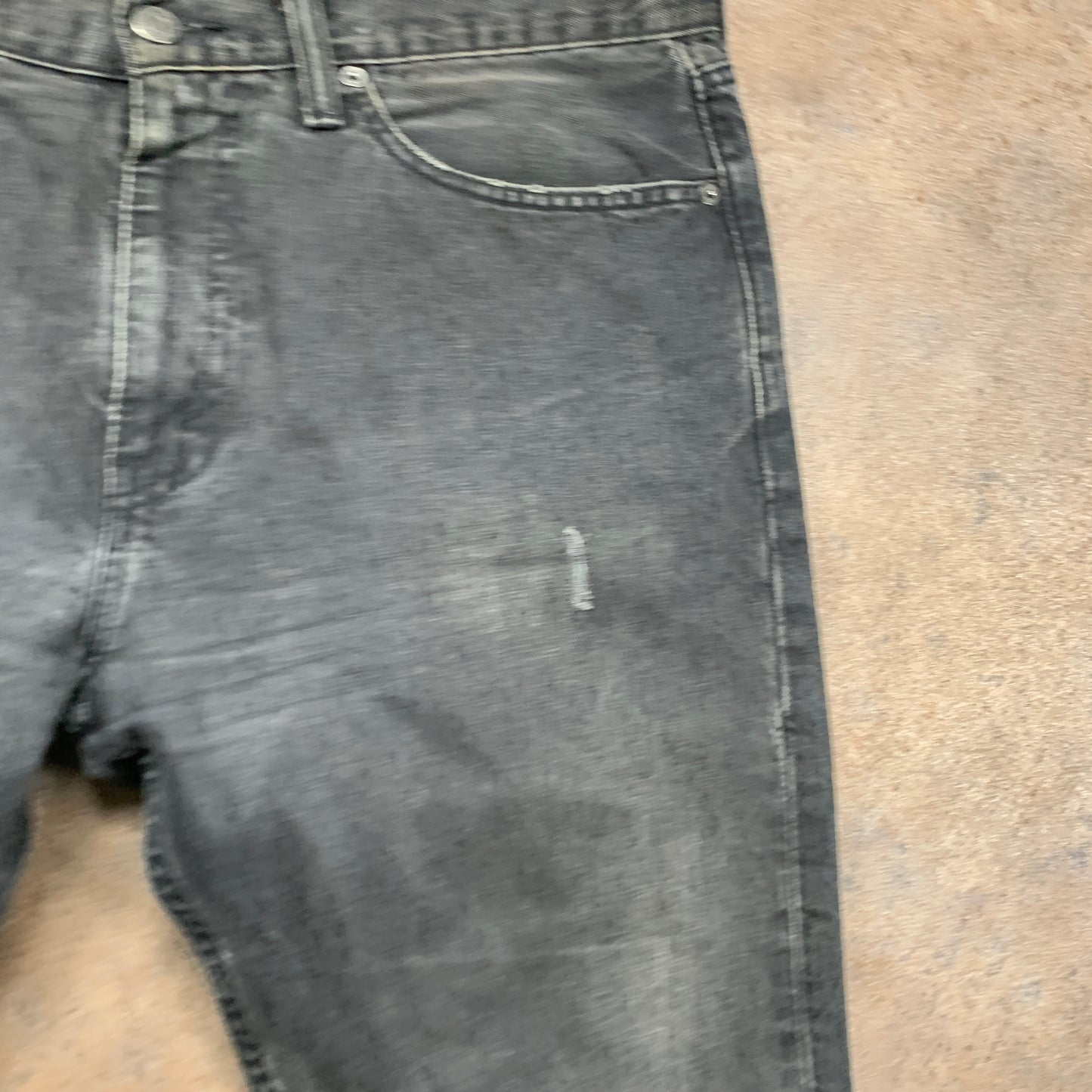 LEVI'S 508 Jeans W36 L32 Mens Slim Fit Straight Grey