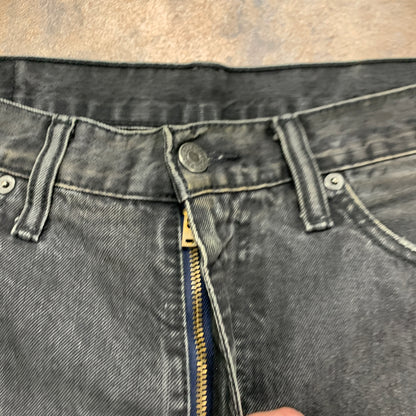 LEVI'S 508 Jeans W36 L32 Mens Slim Fit Straight Grey