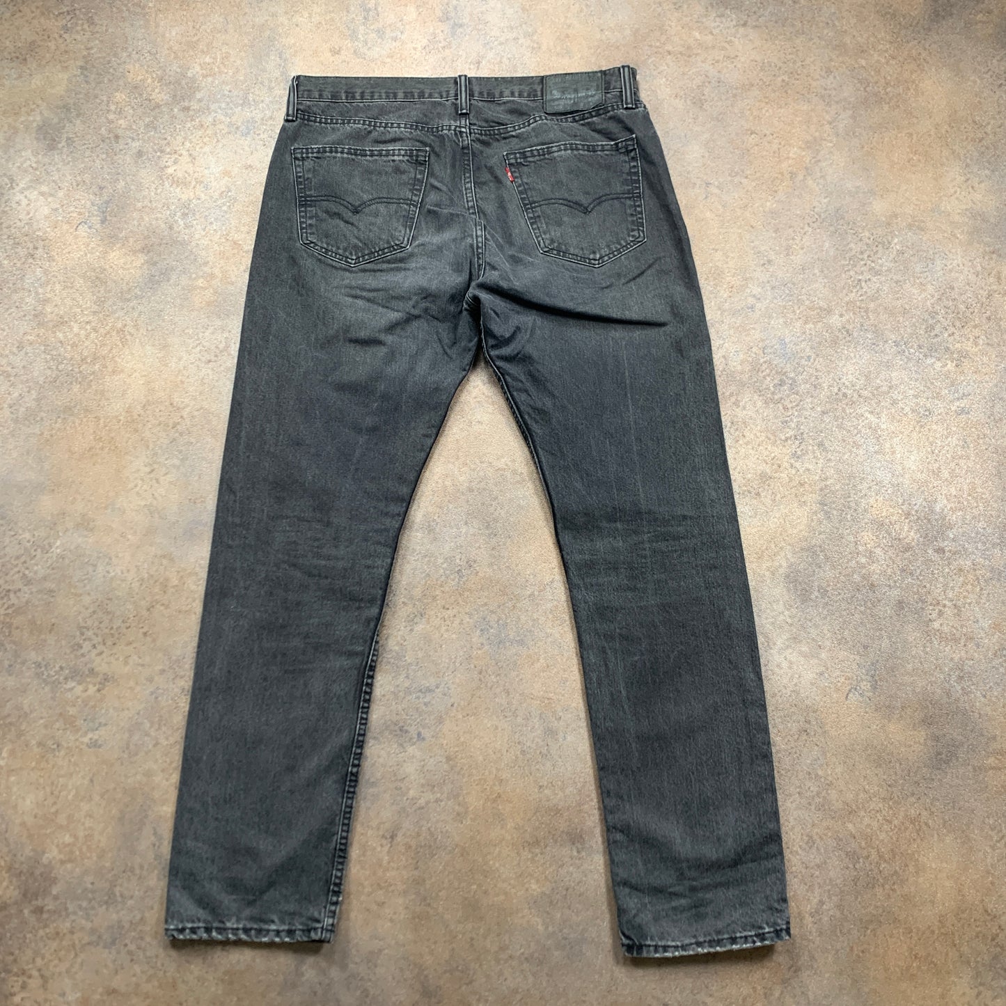 LEVI'S 508 Jeans W36 L32 Mens Slim Fit Straight Grey