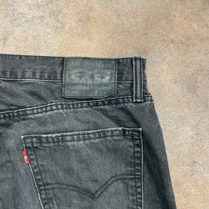 LEVI'S 508 Jeans W36 L32 Mens Slim Fit Straight Grey
