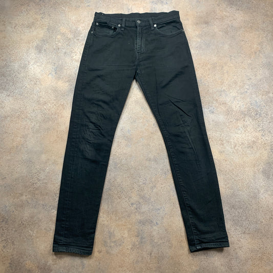 LEVI'S 512 Jeans W32 L32 Mens Slim Fit Tapered Dark Green