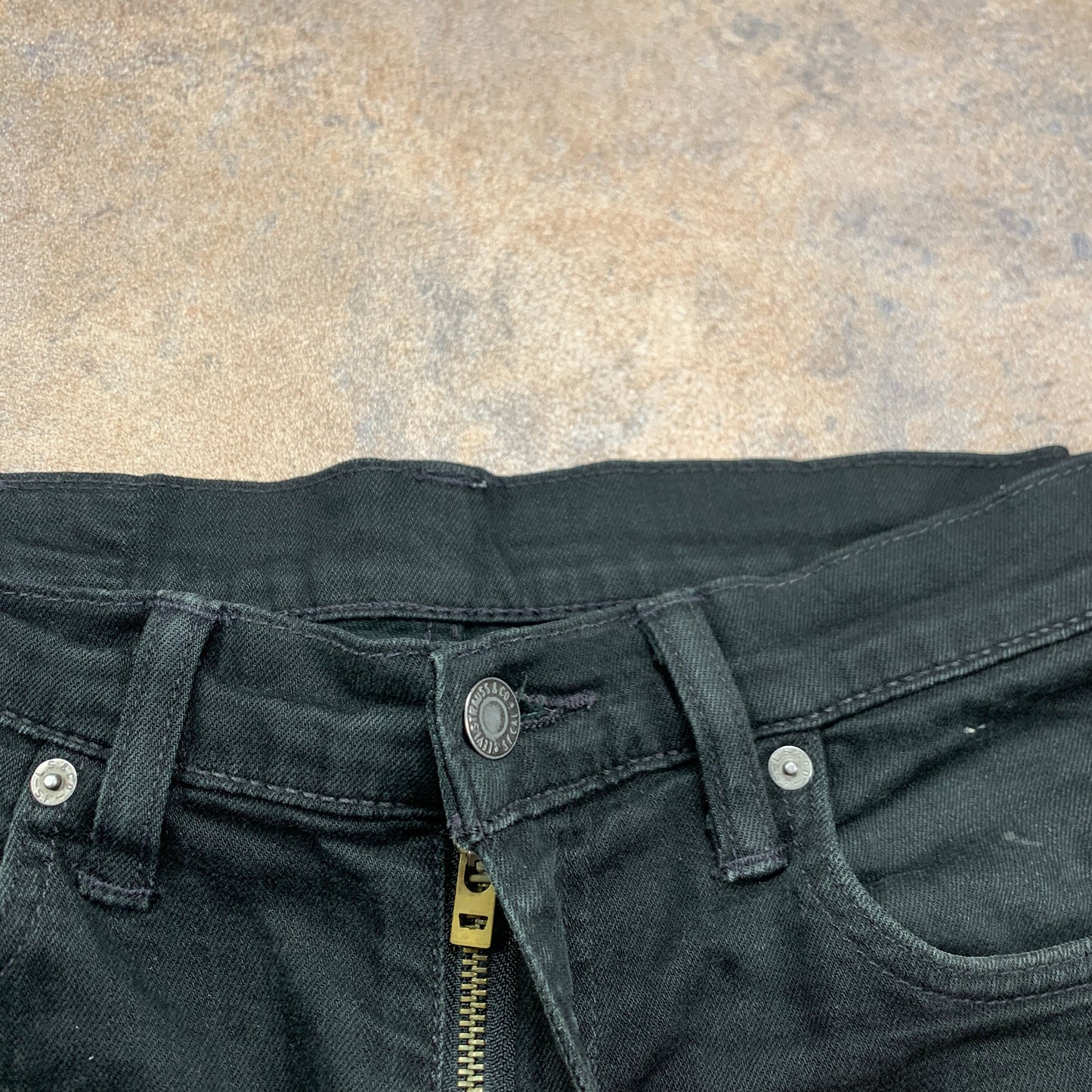 LEVI'S 512 Jeans W32 L32 Mens Slim Fit Tapered Dark Green