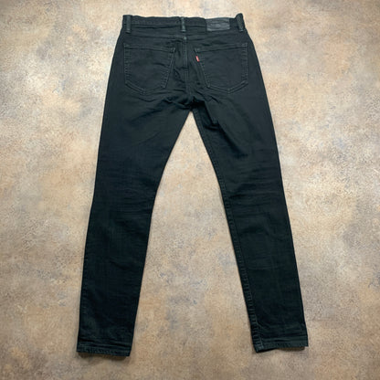 LEVI'S 512 Jeans W32 L32 Mens Slim Fit Tapered Dark Green