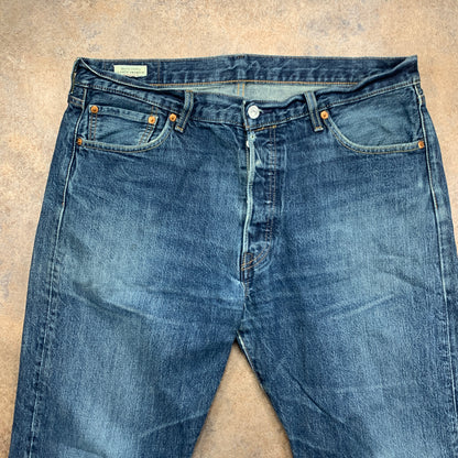 LEVI'S 501 Jeans W36 L33 Mens Regular Fit Straight Blue