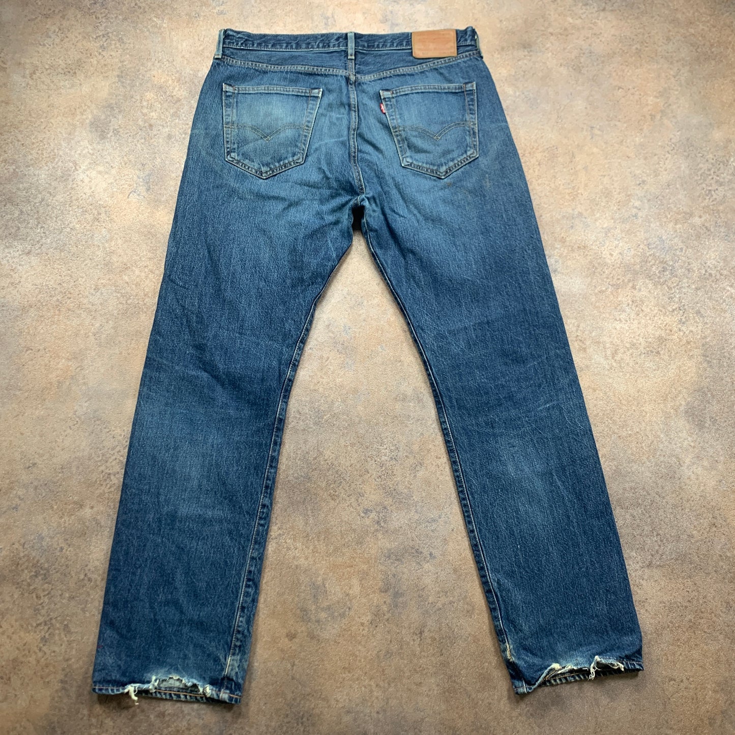 LEVI'S 501 Jeans W36 L33 Mens Regular Fit Straight Blue