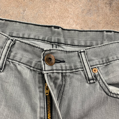 LEVI'S 505 Jeans W38 L27 Mens Regular Fit Straight Grey