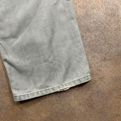 LEVI'S 505 Jeans W38 L27 Mens Regular Fit Straight Grey