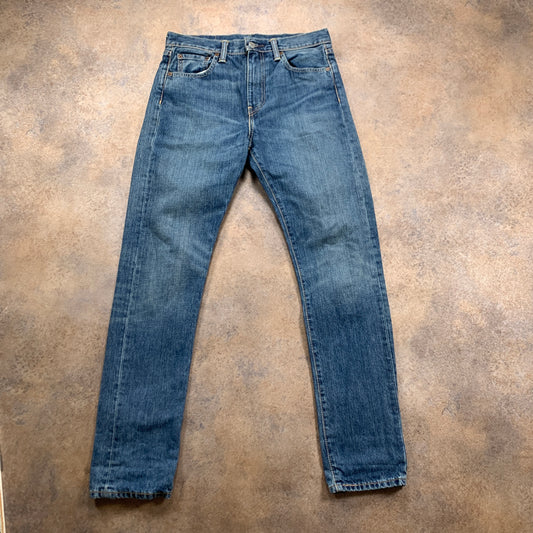 LEVI'S 522 Jeans W29 L32 Mens Slim Fit Tapered Blue
