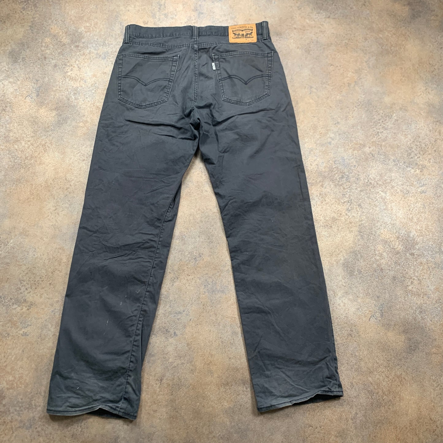 LEVI'S 751 Jeans W34 L32 Mens Regular Fit Straight Grey