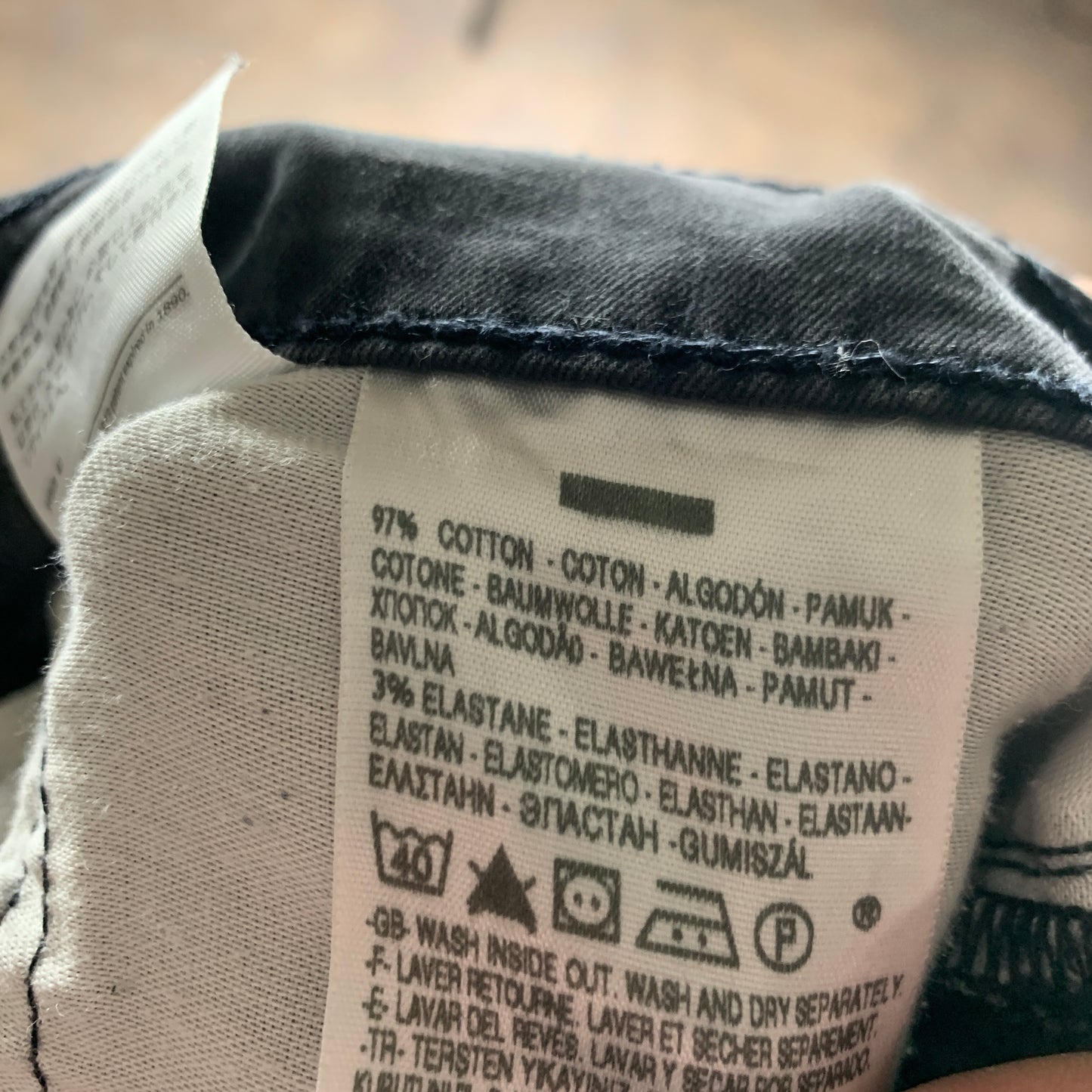 LEVI'S 751 Jeans W34 L32 Mens Regular Fit Straight Grey