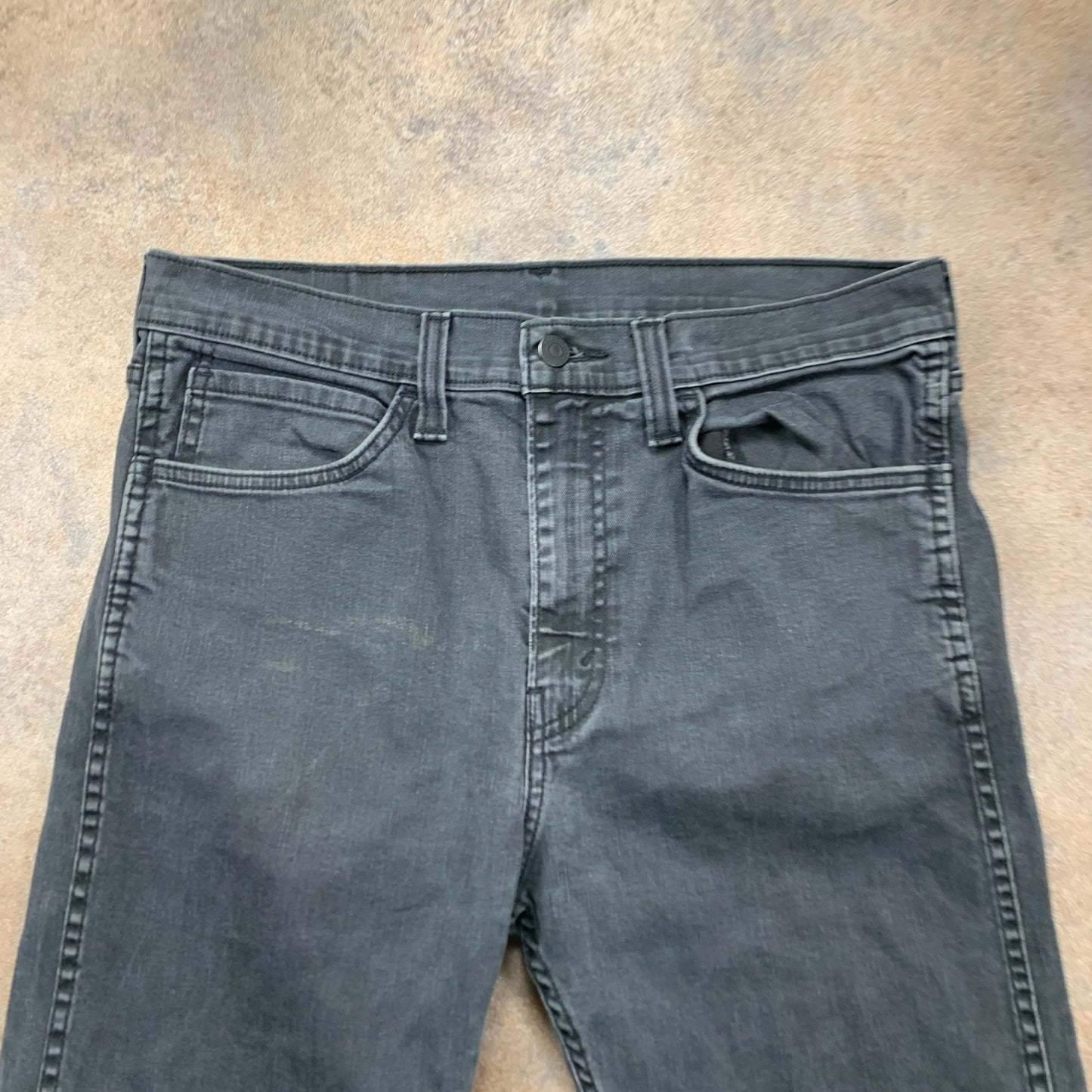 LEVI'S 522 Jeans W32 L30 Mens Slim Fit Tapered Grey