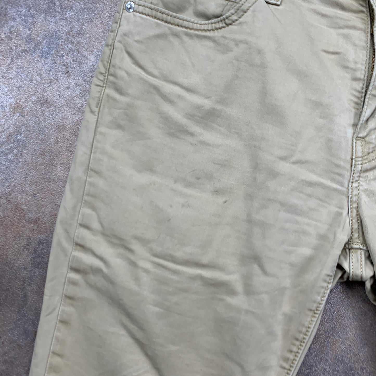 LEVI'S 511 Jeans W32 L31 Mens Slim Fit Beige