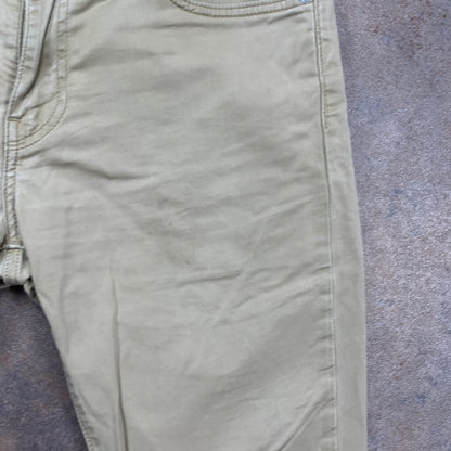 LEVI'S 511 Jeans W32 L31 Mens Slim Fit Beige