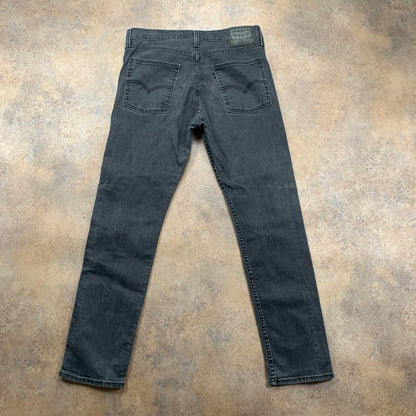 LEVI'S 522 Jeans W32 L30 Mens Slim Fit Tapered Grey