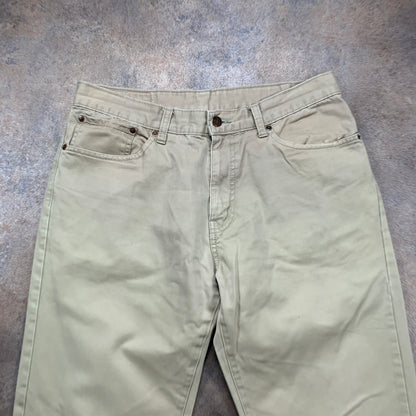 LEVI'S 753 Jeans W32 L31 Mens Relaxed Fit Straight Beige