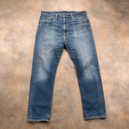 LEVI'S 522 Jeans W36 L30 Mens Slim Fit Tapered Blue